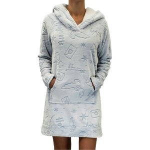 Wizarding World Harry Potter Fleece Lounge Hoodie, Blue Large